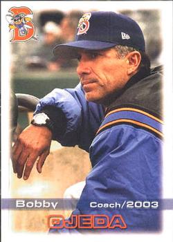 2003 Grandstand Binghamton Mets #21 Bob Ojeda Front