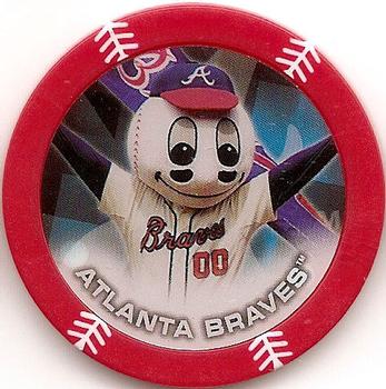 2014 Topps Chipz - Mascots Red #NNO Homer the Brave Front