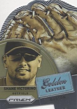 2014 Panini Prizm - Golden Leather Die Cut #8 Shane Victorino Front