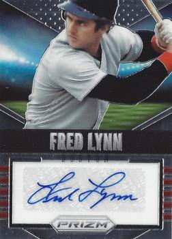 2014 Panini Prizm - Signatures #24 Fred Lynn Front