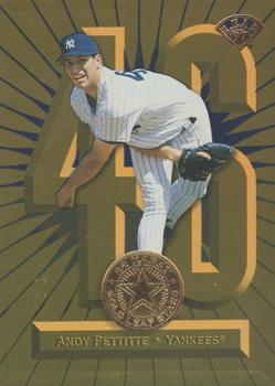 1997 Leaf - 22kt Gold Stars #12 Andy Pettitte Front