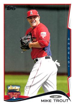 2014 Topps Update #US-54 Mike Trout Front