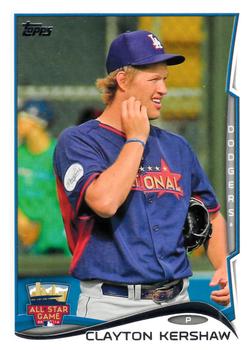 2014 Topps Update #US-178 Clayton Kershaw Front