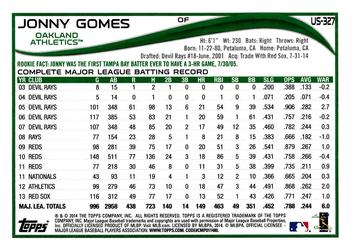 2014 Topps Update #US-327 Jonny Gomes Back