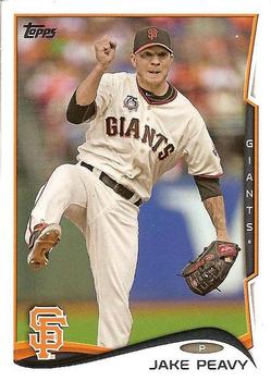 2014 Topps Update #US-143 Jake Peavy Front