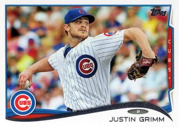 2014 Topps Update #US-14 Justin Grimm Front