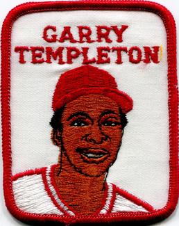 1979 Penn Emblem Baseball Patches #NNO Garry Templeton Front
