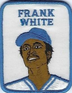 1979 Penn Emblem Baseball Patches #NNO Frank White Front