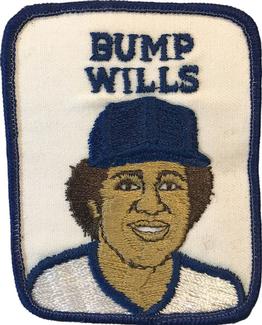 1979 Penn Emblem Baseball Patches #NNO Bump Wills Front