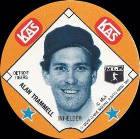 1985 KAS Discs #NNO Alan Trammell Front