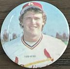 1986 Baseball Star Buttons #NNO Tom Herr Front