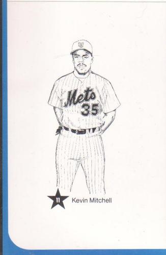 1986 Big Apple Mets / Yankees (Unlicensed) #11 Kevin Mitchell Front