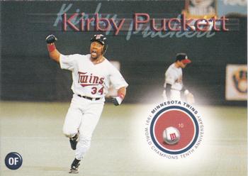 2001 Rainbow Foods Minnesota Twins World Series 10th Anniversary #NNO Kirby Puckett Front
