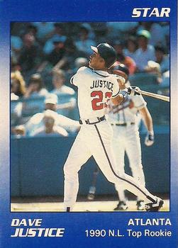 1990 Star Dave Justice #9 Dave Justice Front