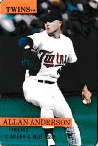 1989 Phoenix Baseball Magnetables #NNO Allan Anderson Front