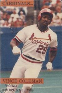 1989 Phoenix Baseball Magnetables #NNO Vince Coleman Front