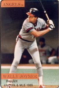 1989 Phoenix Baseball Magnetables #NNO Wally Joyner Front