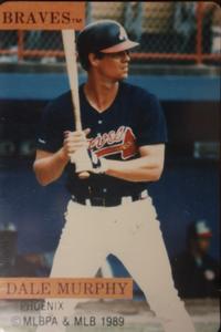 1989 Phoenix Baseball Magnetables #NNO Dale Murphy Front