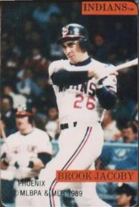 1989 Phoenix Baseball Magnetables #NNO Brook Jacoby Front