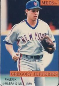 1989 Phoenix Baseball Magnetables #NNO Gregg Jefferies Front