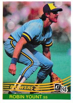 1984 Donruss #48 Robin Yount Front