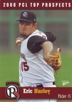 2008 MultiAd Pacific Coast League Top Prospects #20 Eric Hurley Front