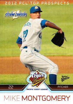 2012 MultiAd Pacific Coast League Top Prospects #21 Mike Montgomery Front