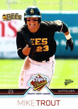 2012 MultiAd Pacific Coast League Top Prospects #31 Mike Trout Front