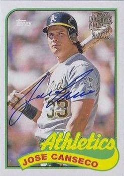 2014 Topps Archives - Fan Favorite Autographs #FFA-JC Jose Canseco Front