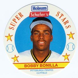 1989 Holsum Schafers Discs #15 Bobby Bonilla Front