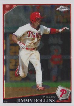 2009 Topps Chrome #144 Jimmy Rollins Front