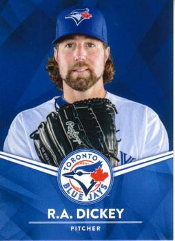 2014 Toronto Blue Jays Fire Safety #NNO R.A. Dickey Front