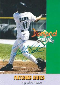 2000 Diamond Authentics Autographs #1 Fletcher Bates Front