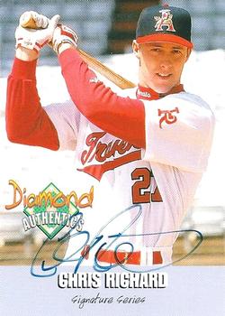 2000 Diamond Authentics Autographs #31 Chris Richard Front