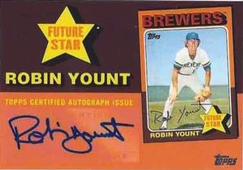 2014 Topps - Future Stars That Never Were Autographs #FSA-RY Robin Yount Front