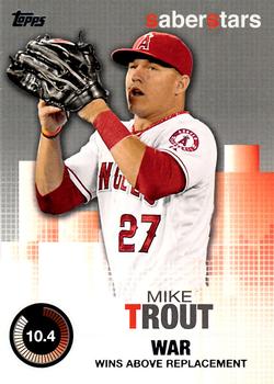 2014 Topps - Saber Stars #SST-1 Mike Trout Front