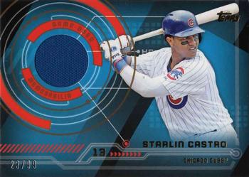 2014 Topps - Trajectory Relics Gold #TR-SC Starlin Castro Front