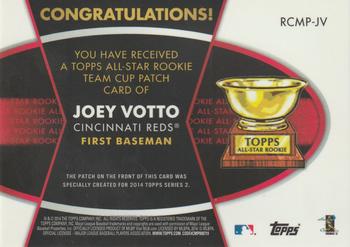 2014 Topps - All-Star Rookie Cup Manufactured Patch #RCMP-JV Joey Votto Back