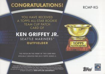 2014 Topps - All-Star Rookie Cup Manufactured Patch #RCMP-KG Ken Griffey Jr. Back