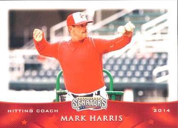 2014 Grandstand Harrisburg Senators #12 Mark Harris Front