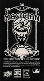2009 Upper Deck Goodwin Champions - Mini Foil Magician Black #30 Al Kaline Back