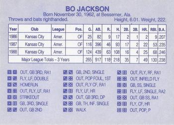 1989 Grand Slam Dice Game Gray (unlicensed) #NNO Bo Jackson Back