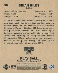 2003 Upper Deck Play Ball - 1941 Series #56 Brian Giles Back