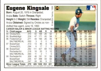 1999 Arizona Fall League Prospects #14 Eugene Kingsale Back