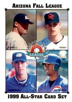 1999 Arizona Fall League Prospects #30 1999 All-Star Card Set (Pat Burrell / Brad Penny / Ryan Anderson / Corey Patterson) Front