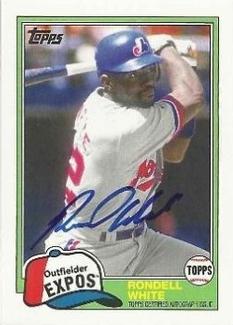 2014 Topps Archives - 1981 Topps Mini Autographs #81MA-RW Rondell White Front