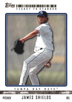 2009 Topps Ticket to Stardom #185 James Shields Front