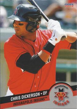 2014 Choice Indianapolis Indians #8 Chris Dickerson Front