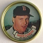 1987 Topps Coins #8 Roger Clemens Front