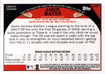 2009 Topps Updates & Highlights #UH261 Aaron Bates Back